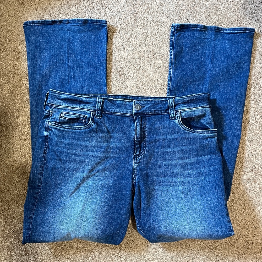 Kut From The Kloth Natalie High-Rise Boot Cut Jeans Size 18